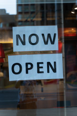 now open sign