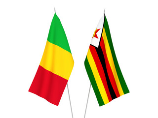 Mali and Zimbabwe flags