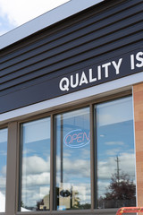 office building and window