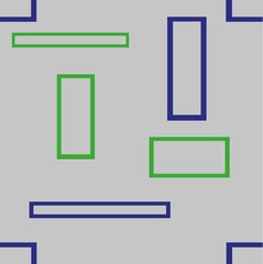 seamless pattern with rectangles on a gray background, template for fabric, Wallpaper, postcard, cover, banner