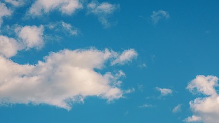 blue sky with clouds