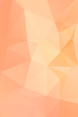 Light orange polygonal illustration