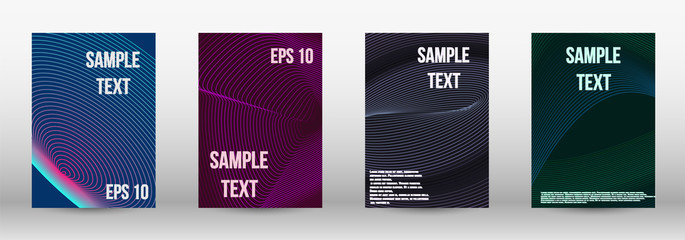Geometric template with lines 