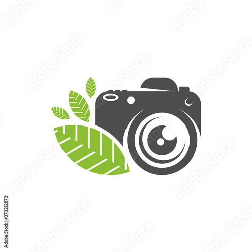 Nature Camera Logo Design Vector Template Camera Photography Logo Concepts Wall Mural Shuttersport