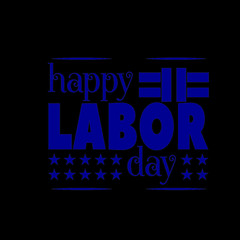 Happy labor day t-shirt design vector. labor day vector illustration.