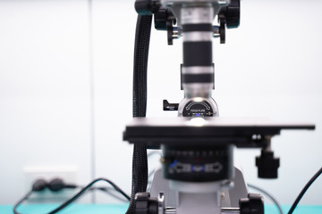 Microscopes in medical laboratories in hospitals are used to detect pathogens
