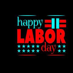 Fototapeta na wymiar Happy labor day t-shirt design vector. labor day vector illustration.