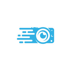 Fast Camera logo design vector template, Camera Photography logo concepts