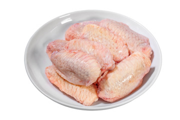 Food Ingredients :  A Plate Of Chicken Wing Without Background