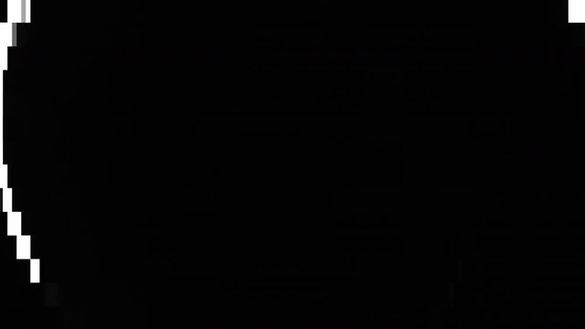 Video transition. 8 bit pixel spiral. Black white digital swirl. Center revealing effect. Retro displacement. Artifacts design sweep motion abstract background.