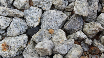 close up of a lot of stone