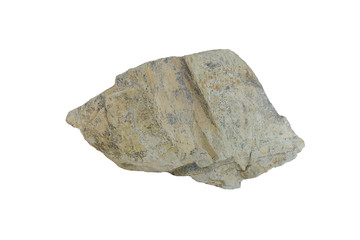 shale stone isolated on white background