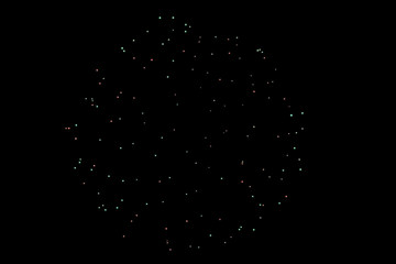 Fireworks on summer night