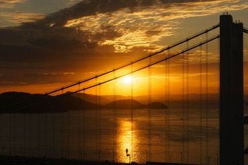 Obraz premium 日の入り