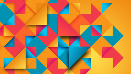 Abstract bright mosaic background