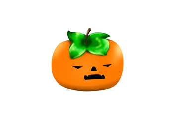柿のお化け（ハロウィーン）