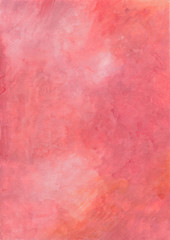 Red abstract watercolor texture background for design.