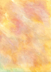 Orange and red abstract watercolor texture background for design. Oil painted high resolution seamless texture.  There is blank place for text, textures design art work or product.