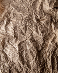 Crumpled paper as an abstract background.