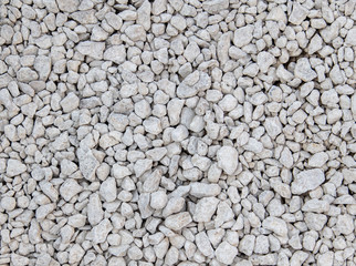 Stone gravel at a construction site as a background.