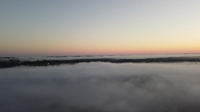 Fog Over City, Randers Denmark 2020