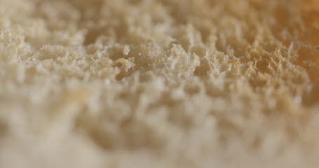 extreme closeup of ciabatta bread