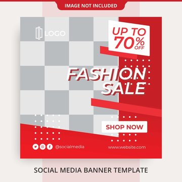 Fashion Sale Offer Discount Social Media Feed Square Banner Post Template Free
