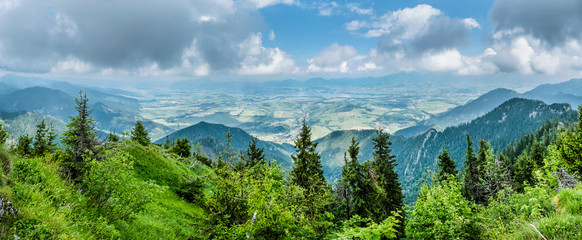 Liptov basin from Sina peak, Low Tatras, Slovakia