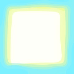 colorful square of picture frame with copy space. The frame is made of several square  combined.Drawing the color into the border.abstract background