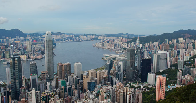 Hong Kong landmark © leungchopan