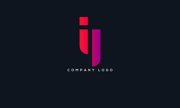 Alphabet letter icon logo IY