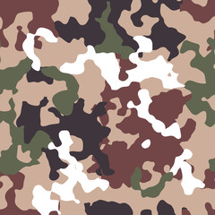 Seamless pattern of camouflage background vector illustration