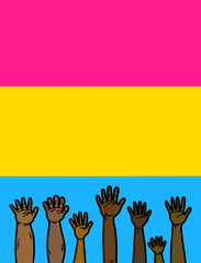 Pansexual Flag Racial Equality