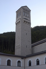 Fototapeta na wymiar Santuario Di Montevergine,Mercogliano,Italia,Agosto 2020.