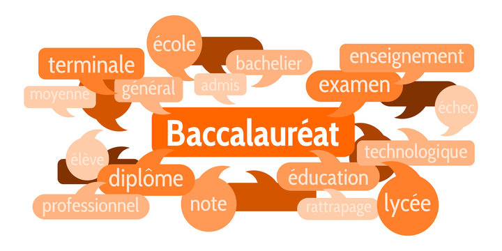 Nuage de Mots Baccalaur&eacute;at v8