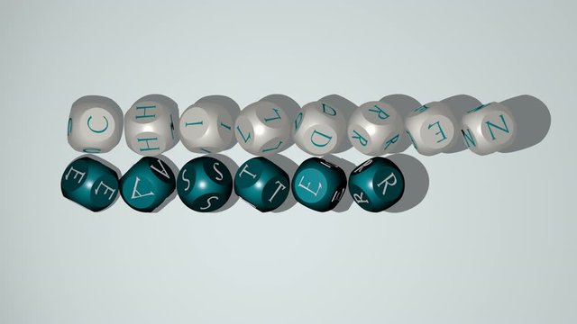 children easter 60 FPS video footage rotating alphabets, 3D animation of rendering illustration