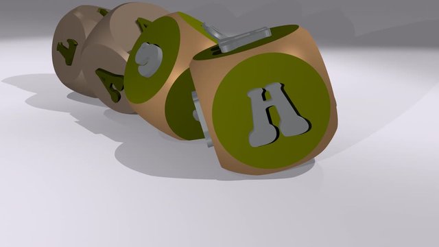 lash video footage bouncing letters, 3D animation of rendering illustration