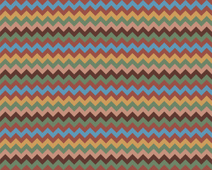 Zigzag pattern seamless. Zig zag background color. Vector abstract design.