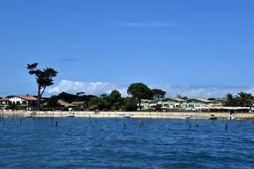 Fototapeta na wymiar Bélisaire auf der Halbinsel Cap Ferret