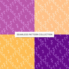 Seamless pattern with abstract zig zag shapes, vector illustration