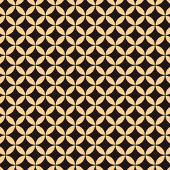 花七宝模様　黒×オレンジ　6