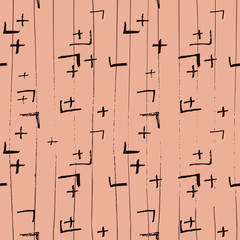 Tie Dye Japanese Geometric Artistic Seamless Pattern. Scribble Cartoon Doodle Craft Texture. Geo Wabi Sabi Decorative Kimono Print. Boho Tie Dye Folk Batik. Scribble Craft Doodle Seamless Collage