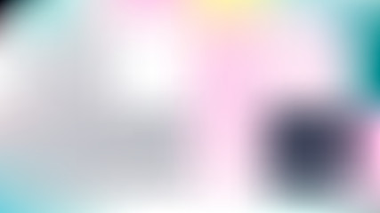 Fototapeta premium Unfocused Mesh Vector Background Hologram Neon Bright Teal. Dreamy Pink, Purple, Turquoise Glamour Female Girlie Background. Funky Rainbow Fairytale Iridescent Pearlescent Holographic Neon Wallpaper