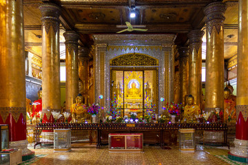 Fototapeta na wymiar Buddhist temple in Dawei, Myanmar