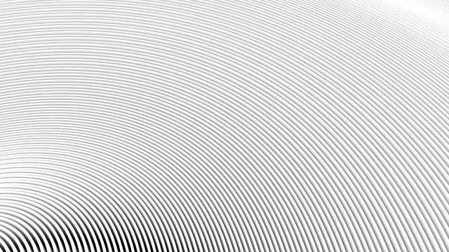 Circles Form A Wave. Abstract background, loop, created in 4K, 3d animation
