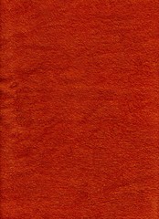 Red cotton background. Textured background from red mohair