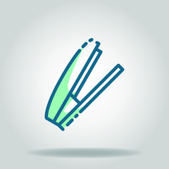 stepler icon or logo in  twotone
