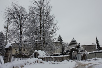 Obraz premium Ljubjana nevada