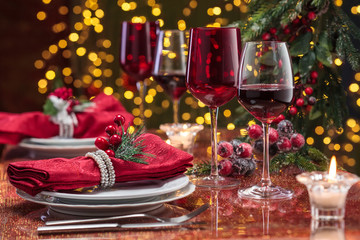 Red wine for holidays.