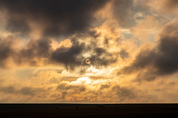 Sunset Over the South Downs